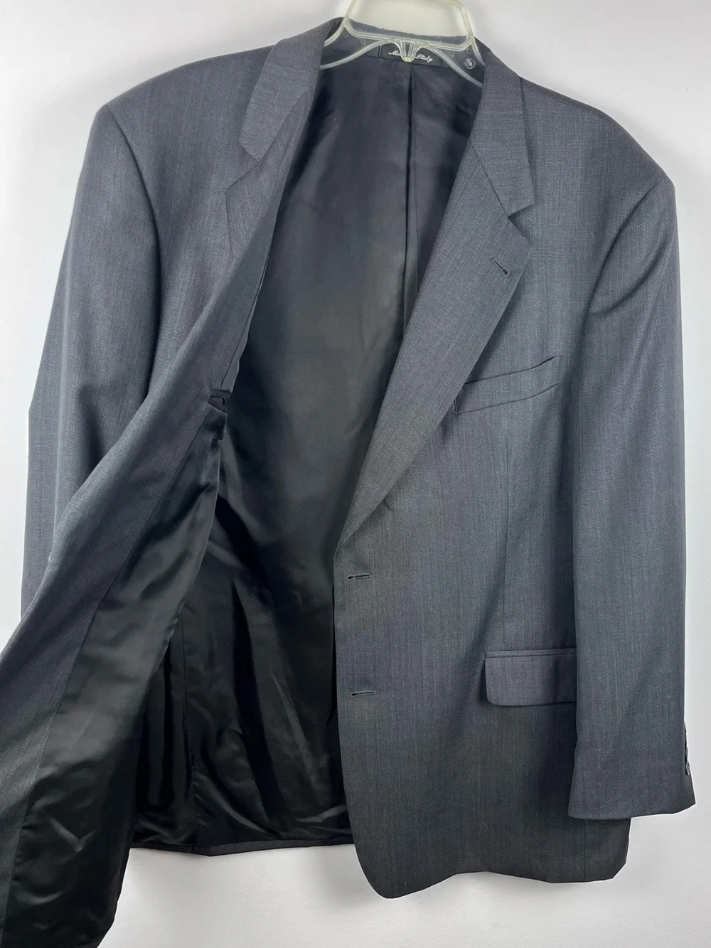 Murano Made In Italy 100% Wool Blazer Sport Coat Mens 46R Gray Dillard’s